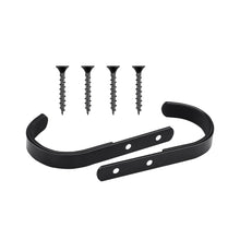 Load image into Gallery viewer, 2PCS Tactical Wall-Mounted Stainless Steel Gun Racks J-Hook With Scratch-Resistant Felt Mat Hunting Shooting Storage Accessories
