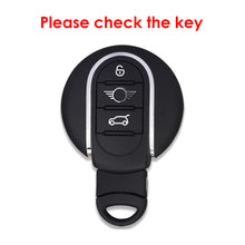 Load image into Gallery viewer, Imported Cow Leather Car Key Case Cover for BMW MINI COOPER S ONE JCW F54 F55 F56 F57 F60 CLUBMAN COUNTRYMAN Remote Fob Holder Shell Keychain
