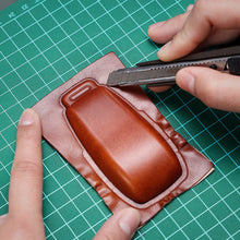 Load image into Gallery viewer, Imported Cow Leather Car Key Case Cover for BMW MINI COOPER S ONE JCW F54 F55 F56 F57 F60 CLUBMAN COUNTRYMAN Remote Fob Holder Shell Keychain
