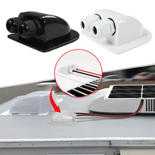 Load image into Gallery viewer, Single/Double Holes Caravan Solar Car Junction Box Roof Wire Entry Solar Cable Motorhome Junction Box RV Caravan Accessories Camper Accessories
