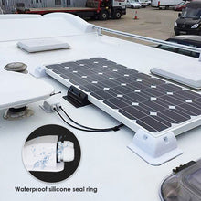 Load image into Gallery viewer, Single/Double Holes Caravan Solar Car Junction Box Roof Wire Entry Solar Cable Motorhome Junction Box RV Caravan Accessories Camper Accessories
