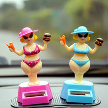 Load image into Gallery viewer, Solar Shaking Head Swinging Hawaii Girls Car Interior Decoration Creative Dancing Doll Car Ornament Solar Power Toy Car-styling
