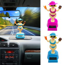 Load image into Gallery viewer, Solar Shaking Head Swinging Hawaii Girls Car Interior Decoration Creative Dancing Doll Car Ornament Solar Power Toy Car-styling
