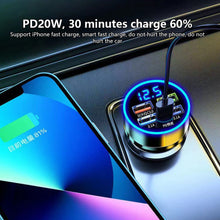 Load image into Gallery viewer, 250W 4 Port USB Car Charger Type C PD Fast Charging Adapter for Huawei OPPO Oneplus iPhone 14 Pro Max 13 12 11 Mini XS
