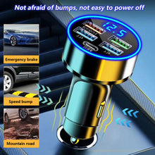 Load image into Gallery viewer, 250W 4 Port USB Car Charger Type C PD Fast Charging Adapter for Huawei OPPO Oneplus iPhone 14 Pro Max 13 12 11 Mini XS
