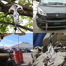Load image into Gallery viewer, Multifunctional Stainless Steel Outdoor Rock Climbing Rescue Claw Folding Gravity Grab Hook Mountaineering EDC Survival Tool
