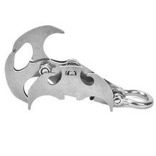 Load image into Gallery viewer, Multifunctional Stainless Steel Outdoor Rock Climbing Rescue Claw Folding Gravity Grab Hook Mountaineering EDC Survival Tool
