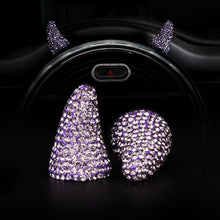 Load image into Gallery viewer, 2Pcs Car Decoration Creative Diamond Devil Horns Stickers For Mini Coopers Jcw One F54 F55 F56 F60 R55 R60 R61 R56 Car Accessories Car Styling
