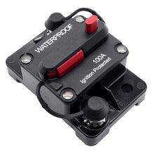 Load image into Gallery viewer, Waterproof Car Boat Auto AMP Circuit Breaker Fuse Reset DC 12-48V 30A 40A 50A 60A 70A 80A 100A 120A 150A 200A 250A 300A
