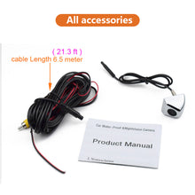 Load image into Gallery viewer, Car Rear View Camera 170 Degree Glass Lens Night Vision for Parking Monitor HD Reversing Camera Waterproof CCD Video Camera
