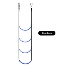 Load image into Gallery viewer, 3/4/5 Step Boat Rope Ladder Boat Rope Ladder Extension Assist Boat Folding Ladder Swim Ladder for Sailboat Kayak Motorboat Caneoing Speedboat
