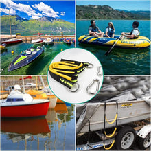Load image into Gallery viewer, 3/4/5 Step Boat Rope Ladder Boat Rope Ladder Extension Assist Boat Folding Ladder Swim Ladder for Sailboat Kayak Motorboat Caneoing Speedboat
