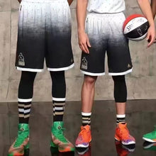 Load image into Gallery viewer, Elastic Waist Mens Compression Skinny Tights Single-leg Basketball Tights Men Trendy Sports Training Cropped Bottom Stretch Shaping
