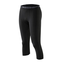 Load image into Gallery viewer, Men's Sports Tights Cropped Pants Basketball Cropped Compression Leggings Running Gym Fitness Sportswear for Male Athletic Trousers
