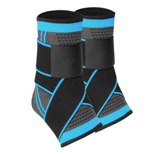 Load image into Gallery viewer, 1Pc 3D Pressurized Ankle Support Ankle Brace Protector with Strap Elastic Belt for Badminton Basketball Volleyball Sports Gym Jogger Acessories S/M/L/XL
