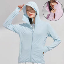 Load image into Gallery viewer, UPF 50+ Woman Sun-Protective Clothing Hiking Anti UV Windbreaker Breathable Quick Dry Camping Jacket Outdoor Sports Coats
