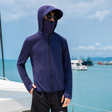 Load image into Gallery viewer, UPF 50+ Men Sun-Protective Clothing Hiking Anti UV Windbreaker Breathable Quick Dry Camping Jacket Outdoor Sports Coats
