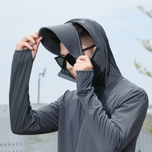 Load image into Gallery viewer, UPF 50+ Men Sun-Protective Clothing Hiking Anti UV Windbreaker Breathable Quick Dry Camping Jacket Outdoor Sports Coats
