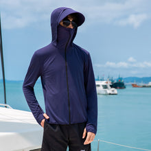 Load image into Gallery viewer, UPF 50+ Men Sun-Protective Clothing Hiking Anti UV Windbreaker Breathable Quick Dry Camping Jacket Outdoor Sports Coats
