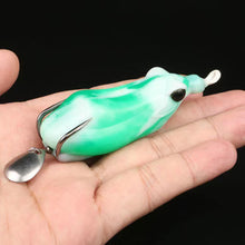 Load image into Gallery viewer, Frog Lure 6.5cm 14.5g/5cm 10g Silicone Fishing Baits Floating Souple Spinnerbait Spoon Soft Swimbaits Snakehead Bait Decoys Frog Fishing Lures
