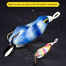 Load image into Gallery viewer, Frog Lure 6.5cm 14.5g/5cm 10g Silicone Fishing Baits Floating Souple Spinnerbait Spoon Soft Swimbaits Snakehead Bait Decoys Frog Fishing Lures
