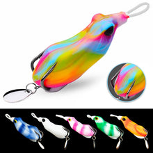 Load image into Gallery viewer, Frog Lure 6.5cm 14.5g/5cm 10g Silicone Fishing Baits Floating Souple Spinnerbait Spoon Soft Swimbaits Snakehead Bait Decoys Frog Fishing Lures
