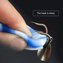 Load image into Gallery viewer, Frog Lure 6.5cm 14.5g/5cm 10g Silicone Fishing Baits Floating Souple Spinnerbait Spoon Soft Swimbaits Snakehead Bait Decoys Frog Fishing Lures
