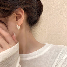 Load image into Gallery viewer, Dropwise Glazed Heart-shaped Earrings Exquisite Versatile Alloy Earrings Ear Studs Women Jewelry Accessories
