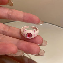Load image into Gallery viewer, Funny Cute Meow Monster Ring Fashionable Personalized Opening Adjustable Alloy Ring Jewelry Accessory
