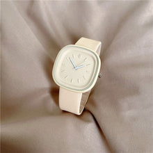 Load image into Gallery viewer, Creative Fashionable Macaron Color Square Watch Multicolored PU Watchband Quartz Watch Women Casual Watch
