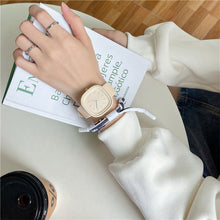 Load image into Gallery viewer, Creative Fashionable Macaron Color Square Watch Multicolored PU Watchband Quartz Watch Women Casual Watch
