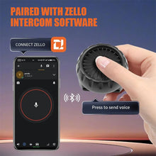 Load image into Gallery viewer, Suitable For ZELLO Voice Intercom PTT Button Wireless Bluetooth Button Handheld Microphone
