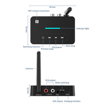 Load image into Gallery viewer, Bluetooth 5.1 Audio Adapter Old-Fashioned Audio Power Amplifier Bluetooth Receiver NFC Two-In-One
