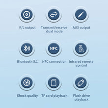 Load image into Gallery viewer, Bluetooth 5.1 Audio Adapter Old-Fashioned Audio Power Amplifier Bluetooth Receiver NFC Two-In-One
