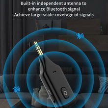 Load image into Gallery viewer, 2 in 1 Wireless Bluetooth 5.0 Receiver Transmitter Adapter 3.5mm Jack For Car Music Audio Aux A2dp Headphone Reciever Handsfree

