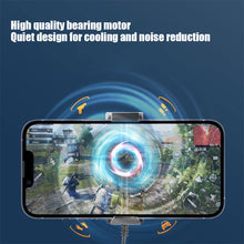 Load image into Gallery viewer, X16 Universal Mini Mobile Phone Cooling Fan Radiator Turbo Hurricane Game Cooler Cell Phone Cool Heat Sink For IPhone/xiaomi
