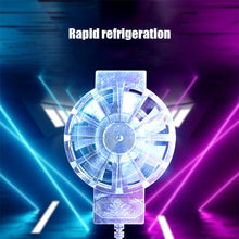 Load image into Gallery viewer, X16 Universal Mini Mobile Phone Cooling Fan Radiator Turbo Hurricane Game Cooler Cell Phone Cool Heat Sink For IPhone/xiaomi
