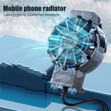 Load image into Gallery viewer, X16 Universal Mini Mobile Phone Cooling Fan Radiator Turbo Hurricane Game Cooler Cell Phone Cool Heat Sink For IPhone/xiaomi
