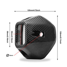 Load image into Gallery viewer, Motorcycle Muffler Tip Cover Glossy Carbon Exhaust Tip Garnish Accessories For Honda Click 125 Click 125i/150i ABS
