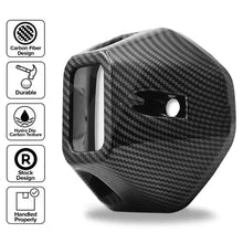 Load image into Gallery viewer, Motorcycle Muffler Tip Cover Glossy Carbon Exhaust Tip Garnish Accessories For Honda Click 125 Click 125i/150i ABS
