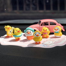 Load image into Gallery viewer, 6Pcs Cartoon Duck Desktop Decoration Ornaments Car Interior Accessories For Creative Gifts Crafts Childen Room Decoration
