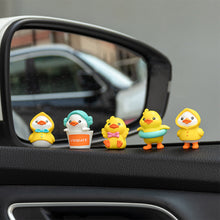 Load image into Gallery viewer, 6Pcs Cartoon Duck Desktop Decoration Ornaments Car Interior Accessories For Creative Gifts Crafts Childen Room Decoration
