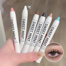 Load image into Gallery viewer, Shiny Glitter Black Eyeshadow White Eyeliner Pencils Makeup Eye Brightening Waterproof High-gloss Pen Eye Makeup
