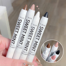 Load image into Gallery viewer, Shiny Glitter Black Eyeshadow White Eyeliner Pencils Makeup Eye Brightening Waterproof High-gloss Pen Eye Makeup
