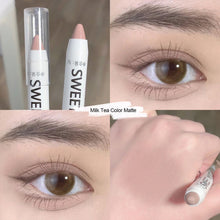 Load image into Gallery viewer, Shiny Glitter Black Eyeshadow White Eyeliner Pencils Makeup Eye Brightening Waterproof High-gloss Pen Eye Makeup
