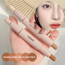 Load image into Gallery viewer, Magic Highlight &amp; Contour Stick Face Brightens &amp; Shades Pencil Foundation Stick Longwear Makeup
