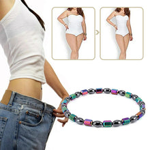 Load image into Gallery viewer, 1Pc Magnetic Slimming Ankle Bracelet Black Gallstone Weight Loss Stimulating Acupoints Therapy Fat Burning Health Care
