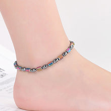 Load image into Gallery viewer, 1Pc Magnetic Slimming Ankle Bracelet Black Gallstone Weight Loss Stimulating Acupoints Therapy Fat Burning Health Care
