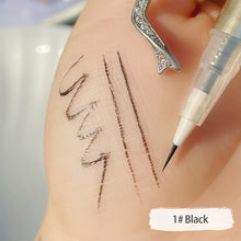 Load image into Gallery viewer, 1Pc 0.014mm Ultra-fine Smooth Eyeliner Waterproof Long-lasting Slim Liquid Eyeliner Eye Makeup 1.5ml
