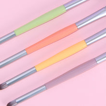 Load image into Gallery viewer, Professional Double Head Natural Eye Makeup Brushes Eyeshadow Contour Blending Smokey Make Up Beauty Make Up Brushes Tool
